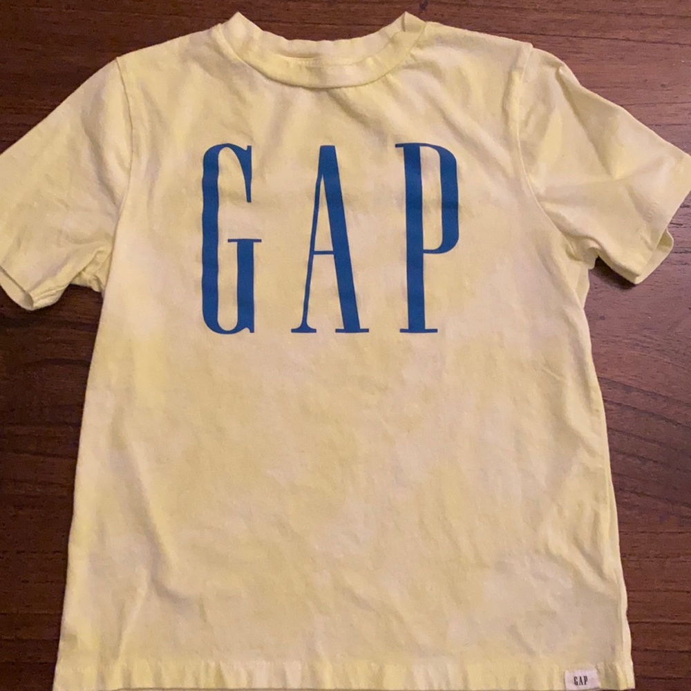 Boys tie dye yellow t-shirt